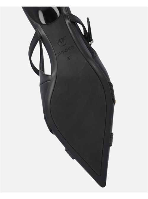 Slingback con cinturini e applicazioni gioiello PINKO | SD0489P003Z99